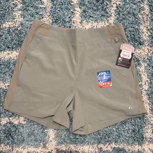 Women's Green Athletic Shorts